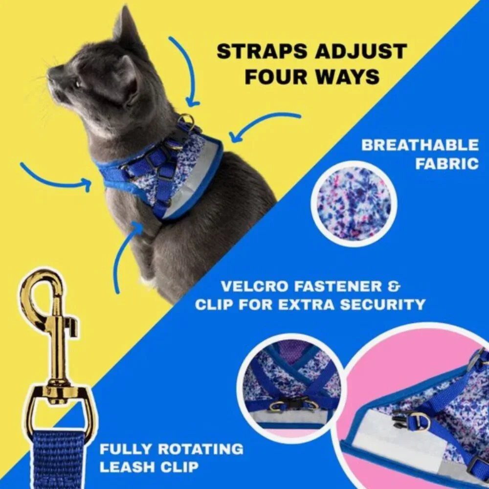 PETS: TRAVEL CAT: THE TRUE ADVENTURER HARNESS & LEASH SET